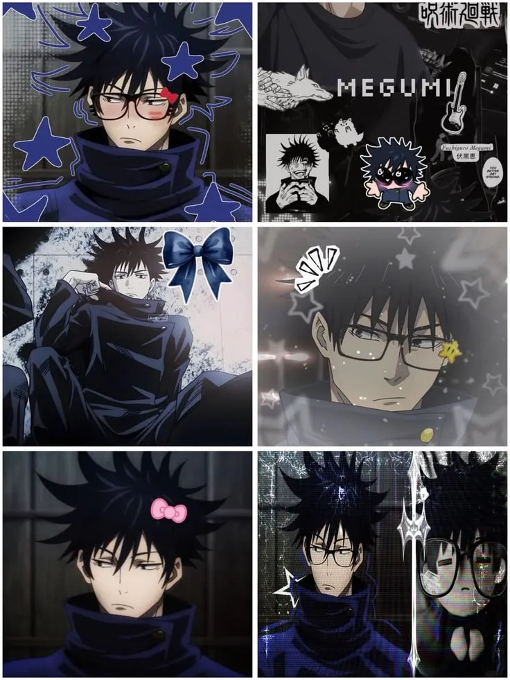 Red and black anime image